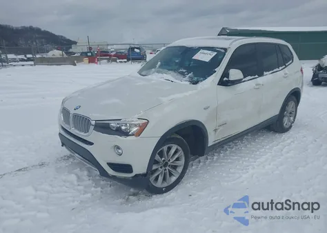 2017 BMW X3 xDrive28I from USA, damaged, VIN 5UXWX9C30H0W74028